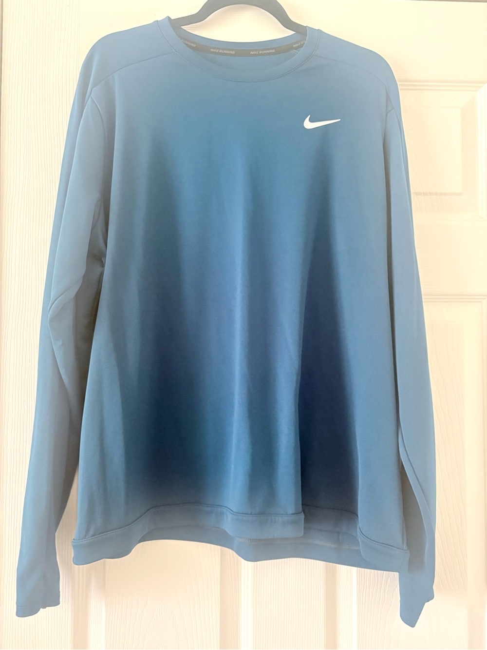 Nike Blue Oversized Graphic Crewneck Sweatshirt Women’s XXL Long Sleeve
